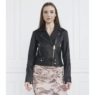 Pinko Skórzana ramoneska SENSIBILE | Regular Fit - Kurtki damskie - miniaturka - grafika 1