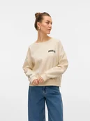 Bluzy damskie - Vero Moda Bluza w kolorze beżowym - miniaturka - grafika 1
