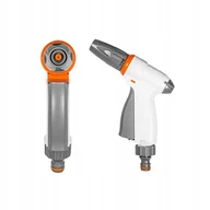 Węże ogrodowe i zraszacze - Pistolet do zraszania regulowany QUICK PROSTY WHITE LINE - miniaturka - grafika 1