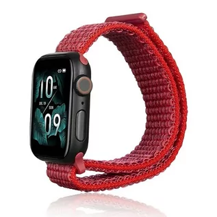 Paski - Beline pasek Apple Watch Nylon 38/40/41mm czerwony /red - grafika 1