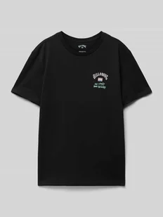 T-shirt z nadrukiem z logo model ‘KNOW THE FEELING’ - Koszulki dla chłopców - miniaturka - grafika 1