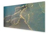 Dekoracje domu - Panel kuchenny HOMEPRINT Unikatowy zielony marmur 120x60 cm - miniaturka - grafika 1