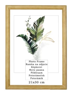Drewniana ramka na zdjęcia z serii "Natura" 21x30 cm - Ramki na zdjęcia - miniaturka - grafika 1