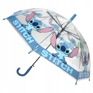 Parasole - Parasol STICH dziecięcy parasolka automatyczna foliowy ransparentny Stitch - miniaturka - grafika 1