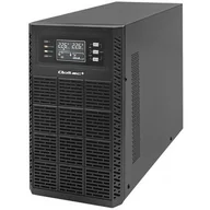 Zasilacze awaryjne UPS - qoltec Zasilacz awaryjny UPS 3kVA | 3000W | Power Factor 1.0 | LCD | EPO| USB | On-line - miniaturka - grafika 1