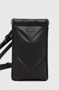 Calvin Klein pokrowiec na telefon kolor czarny - Etui i futerały do telefonów - miniaturka - grafika 1
