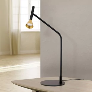 Lampa stołowa LED Odeon, czarna, obrotowa - Lampy stojące - miniaturka - grafika 1