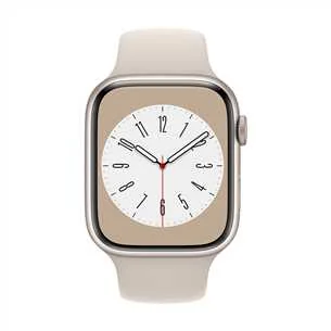 Apple Watch 8 45mm Cell Aluminium MNK73EL/A Beżowy - Smartwatch - miniaturka - grafika 1