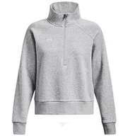 Bluzy damskie - Under Armour Damska bluza polarowa Ua Rival z zamkiem do połowy - miniaturka - grafika 1