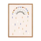 Wyposażenie pokoiku dziecięcego - Obrazek Zoo Party rainbow - miniaturka - grafika 1