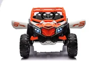 Tory, garaże, parkingi - Auto Na Akumulator Buggy UTV NEL-901 Pomarańczowe 4x4 - miniaturka - grafika 1