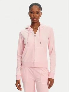 Juicy Couture Bluza Robertson JCAP176 Różowy Slim Fit - Bluzy damskie - miniaturka - grafika 1
