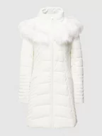 Płaszcze męskie - Płaszcz pikowany z obszyciem ze sztucznego futra model ‘NEW OXANA’ - miniaturka - grafika 1