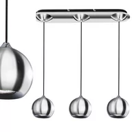 Lampy sufitowe - Kuchenna lampa wisząca Gulia nowoczesna nad wyspę chrom - miniaturka - grafika 1