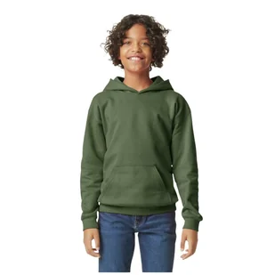 Bluza Dziecięca/dziecięca Softstyle Plain Fleece Midweight Hoodie - Odzież sportowa dziecięca - miniaturka - grafika 1