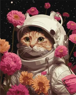 Malowanie po numerach - Wyprawa kota 40x50cm - Kolorowanki, wyklejanki - miniaturka - grafika 1