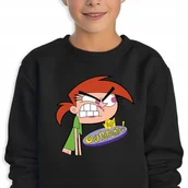 Bluzy dla dziewczynek - Bluza Dziecięca Czarna Vicky Wróżkowie Chrzestni Mix Wzorów 116 Cm (5-6) - miniaturka - grafika 1