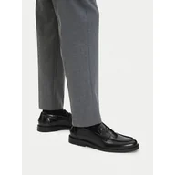 Półbuty męskie - Mokasyny Gino Rossi EO-PIETRO-01 125AM Czarny - miniaturka - grafika 1