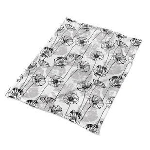 Pluszowy koc na łóżko do sypialni Kwiaty Glamour, Fabricsy - Koce - miniaturka - grafika 1