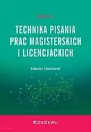 Poradniki hobbystyczne - Technika pisania prac magisterskich i licencjac... - miniaturka - grafika 1