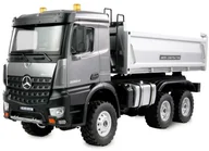 Modele zdalnie sterowane - Amewi Mercedes-Benz Arocs Kipper 6x6 1:14 RTR anthrazit - miniaturka - grafika 1