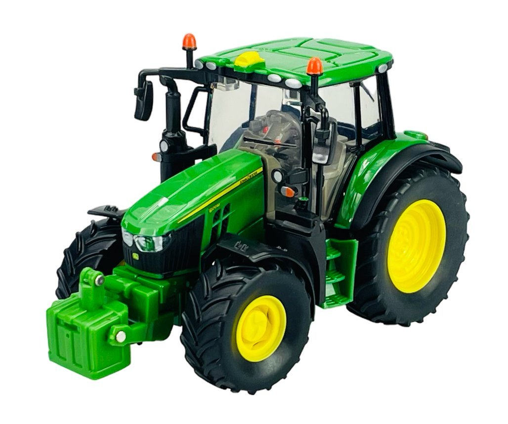 TOMY BRITAINS JOHN DEERE 6120M TRAKTOR ZIELONY 1:32 43248