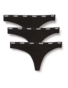 Puma Damskie String Majtki Typu Stringi, Czarny, M - Majtki damskie - miniaturka - grafika 1