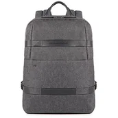 Plecaki - Piquadro Pierre Plecak Casual, 39 cm, Szary, Szary, 39, Plecak na co dzień - miniaturka - grafika 1