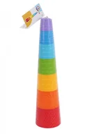 Zabawki do piasku - TechnoK, Piramidka z kubeczków, Forteca w siatce, 4661 p20 - miniaturka - grafika 1
