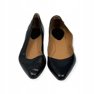 Półbuty damskie - Eleganckie buty damskie płaskie CALVIN KLEIN 39,5 - miniaturka - grafika 1