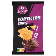 Kuchnie świata - Carrefour Sensation Tortillas Chipsy kukurydziane o smaku sosu barbecue 150 g - miniaturka - grafika 1