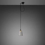 Lampy sufitowe - Lampa Hooked 1.0 Small Szara/Mosiądz - 2.6M [A111L] - miniaturka - grafika 1