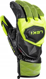 Leki LEKI RĘKAWICE WCR Venom SL 3D black/yellow 8.0 - Rękawice narciarskie - miniaturka - grafika 1