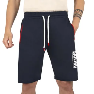 Spodenki męskie dresowe szorty granatowe SAILING Captain Mike XXL - Spodenki męskie Spodenki męskie dresowe szorty granatowe SAILING Captain Mike XXL - Spodenki męskie - miniaturka - grafika 1