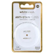 WhiteWash Nano Anti-Stain - Wybielająca nić dentystyczna z kompleksem Whitening,  25 m Nic000018