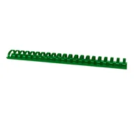 Grzbiety do bindownic - PBS Connect Polska Connect, plastikowe grzbiety do bindowania, 32 mm, zielone, 50 sztuk - miniaturka - grafika 1