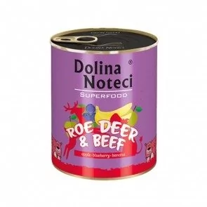 Dolina Noteci PREMIUM SUPERFOOD sarna i wołowina 800g 36302-uniw - Mokra karma dla psów - miniaturka - grafika 1