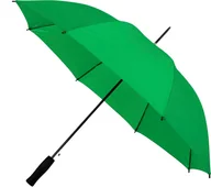 Parasole - Automatyczna lekka parasolka damska jasno zielona z czarnym stelażem - miniaturka - grafika 1