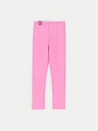 Legginsy - Coccodrillo Legginsy ZC4122601MGK Różowy Slim Fit - miniaturka - grafika 1