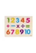 Puzzle - Układanka drewniana Cyferki 676895 - miniaturka - grafika 1
