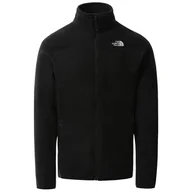Bluzy sportowe męskie - Bluza The North Face 100 Glacier Full-Zip 0A5IHQJK31 - czarna - miniaturka - grafika 1