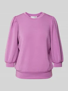 Bluza z prążkowanymi wykończeniami model ‘TENNY’ - Bluzy damskie - miniaturka - grafika 1