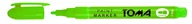 Markery permanentne - Toma Marker olejowy TO-441 1,5mm ZIELONY NEON (końcówka okrągła) 6680 - miniaturka - grafika 1