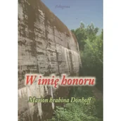 Książki o muzyce - W imię honoru - Donhoff Marion - miniaturka - grafika 1