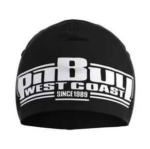 CZAPKA ZIMOWA NA USZY PIT BULL CLASSIC BOXING CZARNA - Czapki dla dzieci - miniaturka - grafika 1