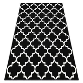 Dywany - Dywan BCF Morad TRELIS koniczyna marokańska - czarny 200x300 cm - miniaturka - grafika 1