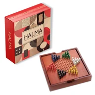 Gry planszowe - HALMA, TRYLMA - DREWNIANA GRA PLANSZOWA, LOGICZNA - miniaturka - grafika 1