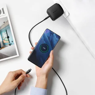 Ugreen GaN (azotek galu) szybka ładowarka sieciowa USB Typ C 65W Quick Charge Power Delivery + kabel USB Typ C 2m czarny (40156 CD217) - Kable USB - miniaturka - grafika 7