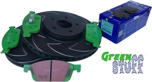 Przednie klocki GreenStuff + NACINANE tarcze hamulcowe 320mm EBC seria BSD Ford Kuga AWD 2013-2019 - Tarcze hamulcowe - miniaturka - grafika 13