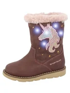 Buty dla dziewczynek - Tom Tailor Botki w kolorze szaroróżowym - miniaturka - grafika 1